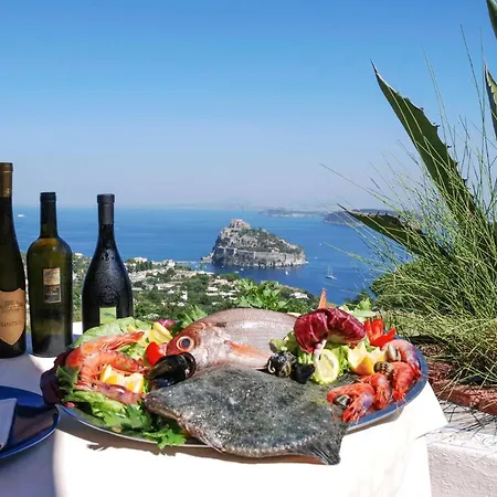 Barracuda Sea View & Dinner Experience Couette-café Ischia